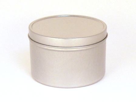 8 oz Deep Tin w/Solid Cover-NO LONGER AVAILABLE