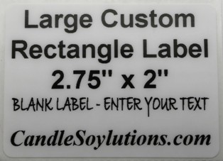 2.75 x 2 Custom LARGE Rectangle Label